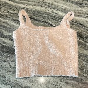 Skims cozy collection tank pink